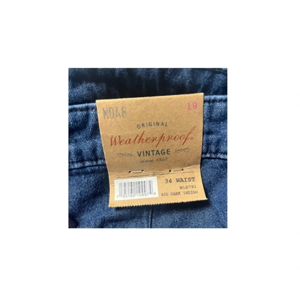 Weatherproof dark indigo